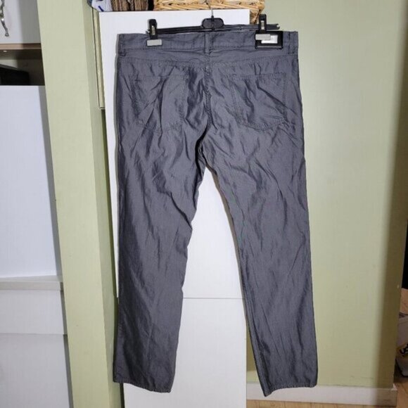 Hugo Boss relaxed fit casual dress pants trousers jeans dark gray size 38 - Picture 6 of 12